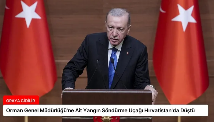 Orman Genel Müdürlüğü’ne Ait Yangın Söndürme Uçağı Hırvatistan’da Düştü