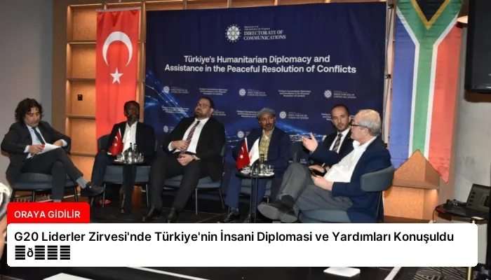 G20 Liderler Zirvesi’nde Türkiye’nin İnsani Diplomasi ve Yardımları Konuşuldu ⏬👇