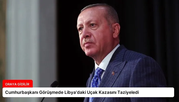 Cumhurbaşkanı Görüşmede Libya’daki Uçak Kazasını Taziyeledi