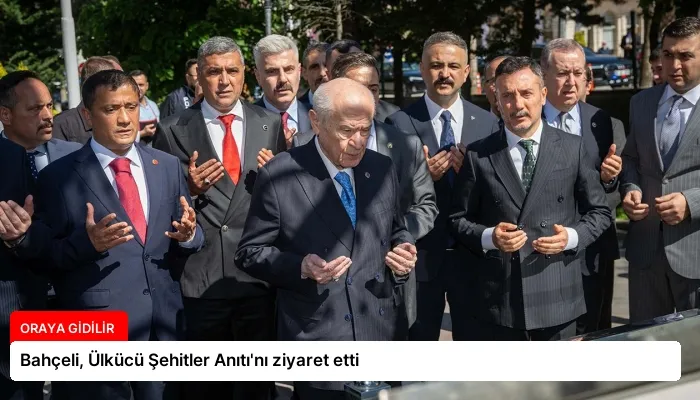 Bahçeli, Ülkücü Şehitler Anıtı’nı ziyaret etti