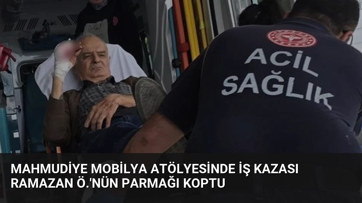 Mahmudiye Mobilya Atölyesinde İş Kazası Ramazan Ö.’nün Parmağı Koptu