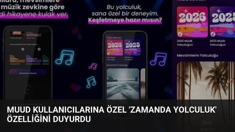 Muud Kullanıcılarına Özel ‘Zamanda Yolculuk’ Özelliğini Duyurdu