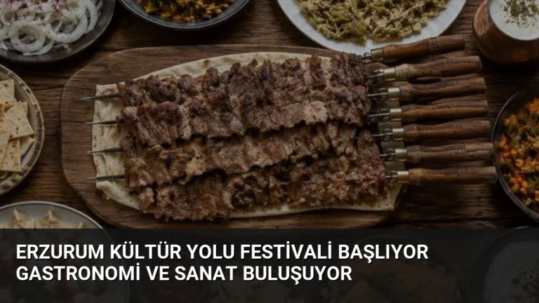 Erzurum Kültür Yolu Festivali Başlıyor Gastronomi ve Sanat Buluşuyor