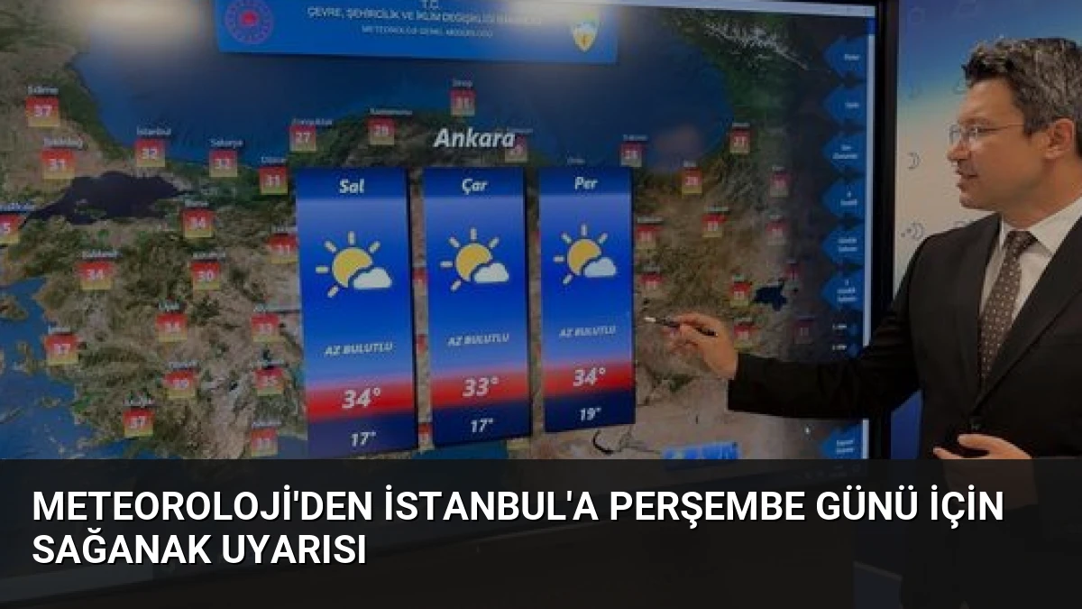 Meteoroloji’den İstanbul’a Perşembe Günü İçin Sağanak Uyarısı