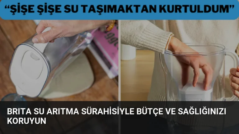 BRITA Su Arıtma Sürahisiyle Bütçe ve Sağlığınızı Koruyun