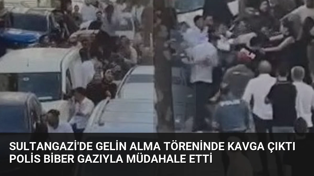 Sultangazi’de Gelin Alma Töreninde Kavga Çıktı Polis Biber Gazıyla Müdahale Etti